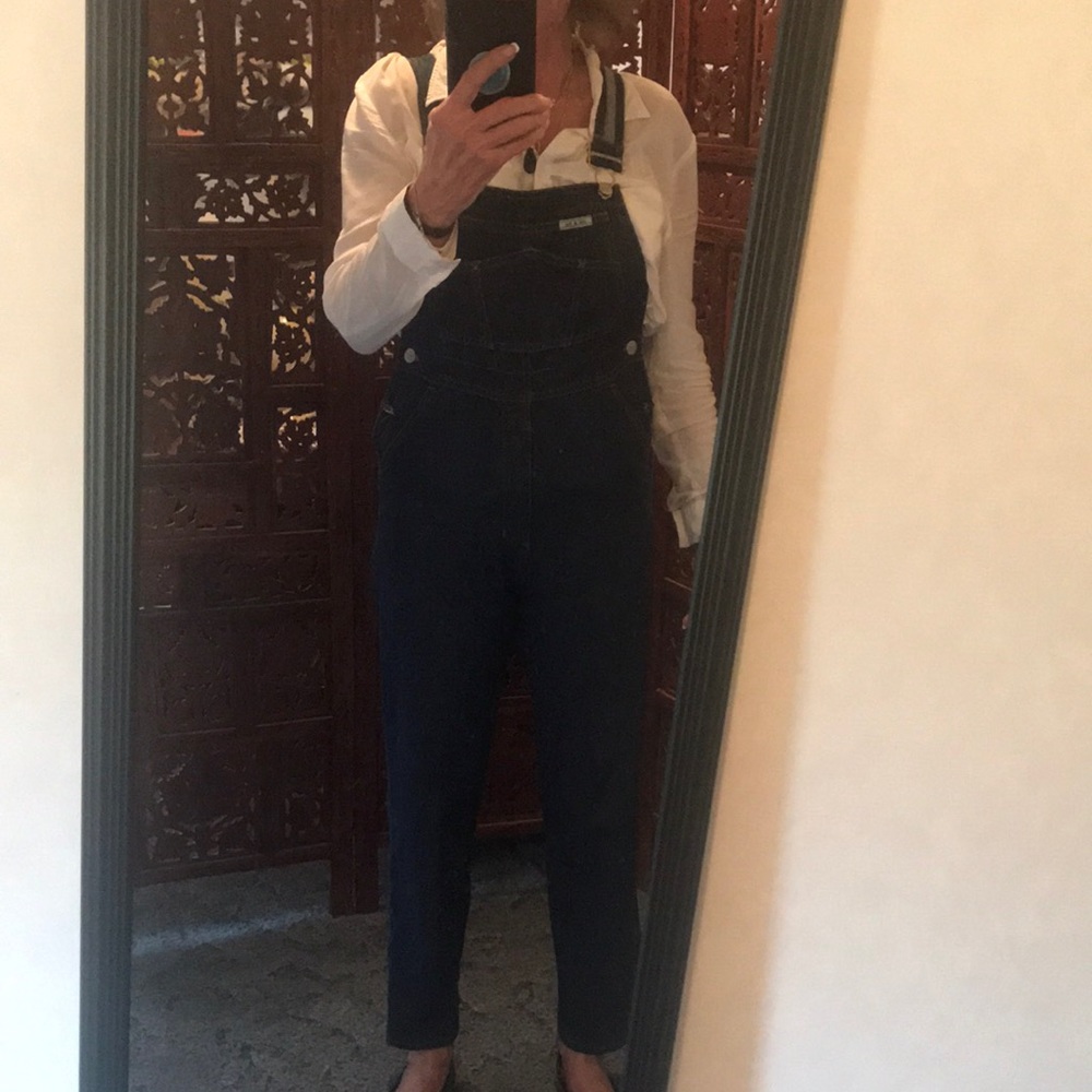 💙👖Blue Star kids or jrs. Size  12 Straight Leg Blue Denim Bib Overall